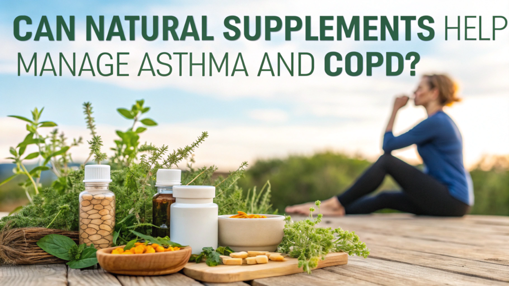 Can natural supplements assist in managing conditions like asthma or COPD?